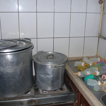 Hier wird die Milch für die Babys gemacht