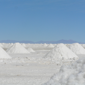 Salzgewinnung am Salar de Uyuni