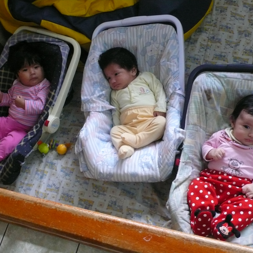 Die ganz kleinen Kinder im Hogar