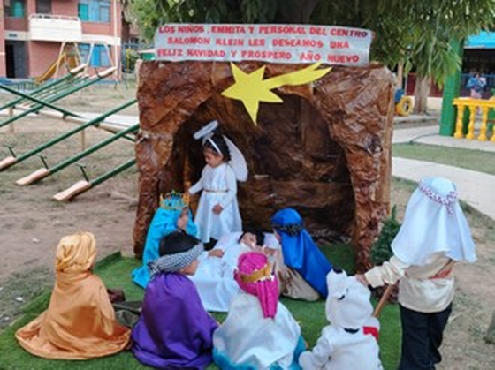 Kinderkrippenspiel in Salomón Klein