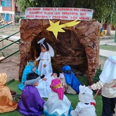 Krippenspiel in Kinderheim Salomón Klein