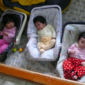 Die ganz kleinen Kinder im Hogar