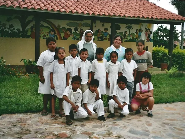 Förderklasse mit Schulrektorin
